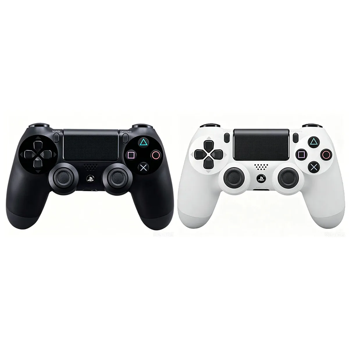SONY - Control Inalámbrico PS4 Dualshock 4 Negro+blanco 2 unidades Reacondicionado
