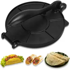KUANGYE - Máquina Prensa Tortillera Manual Tortilla Maíz Harina Cocina 20cm