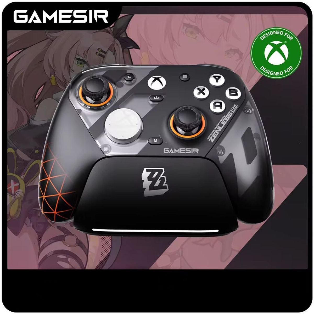 XBOX - Control con cable GameSir G7 Pro base de carga compatible con Xbox Series XS One PC Steam y Android