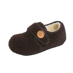 TIOZONEY - Botas de nieve cortas de felpa para Mujer - Café