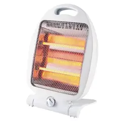 LINE - Calefactor Estufa Halógeno 800w Bajo Consumo Oficina Blanco