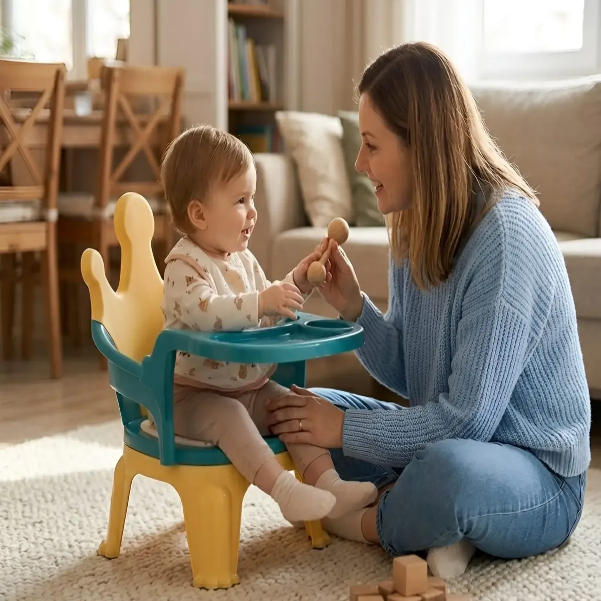 GENERICO - Silla de Alimentación y Actividades Infantil Royal Crown