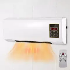 LINE - Calefactor y Ventilador 2 en 1 Portátil Modular Pared Mesa