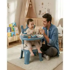GENERICO - Silla De Comer Portátil para Bebés y Centro De Actividades