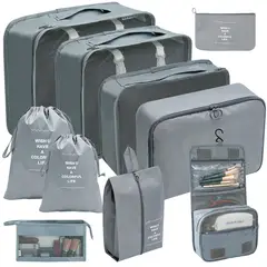 TIOZONEY - Pack 10 Bolsa de almacenamiento Beige