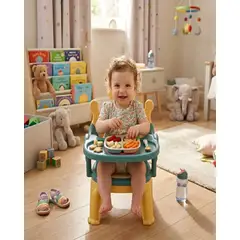 GENERICO - Silla De Comer Portátil para Bebés y Centro De Actividades
