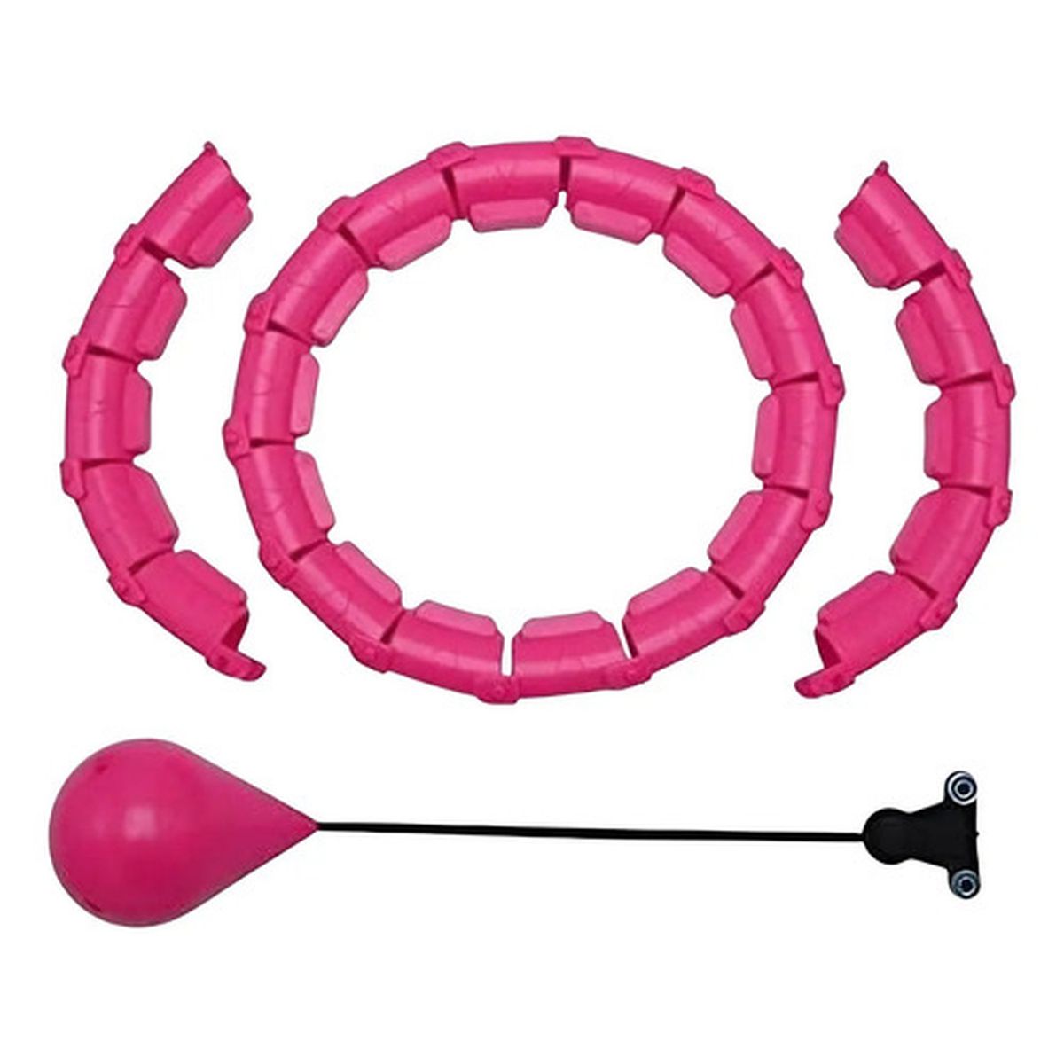 GENERICO - Smart Hula Hoop Ajustable Hasta 120cm Cintura Pierde Peso