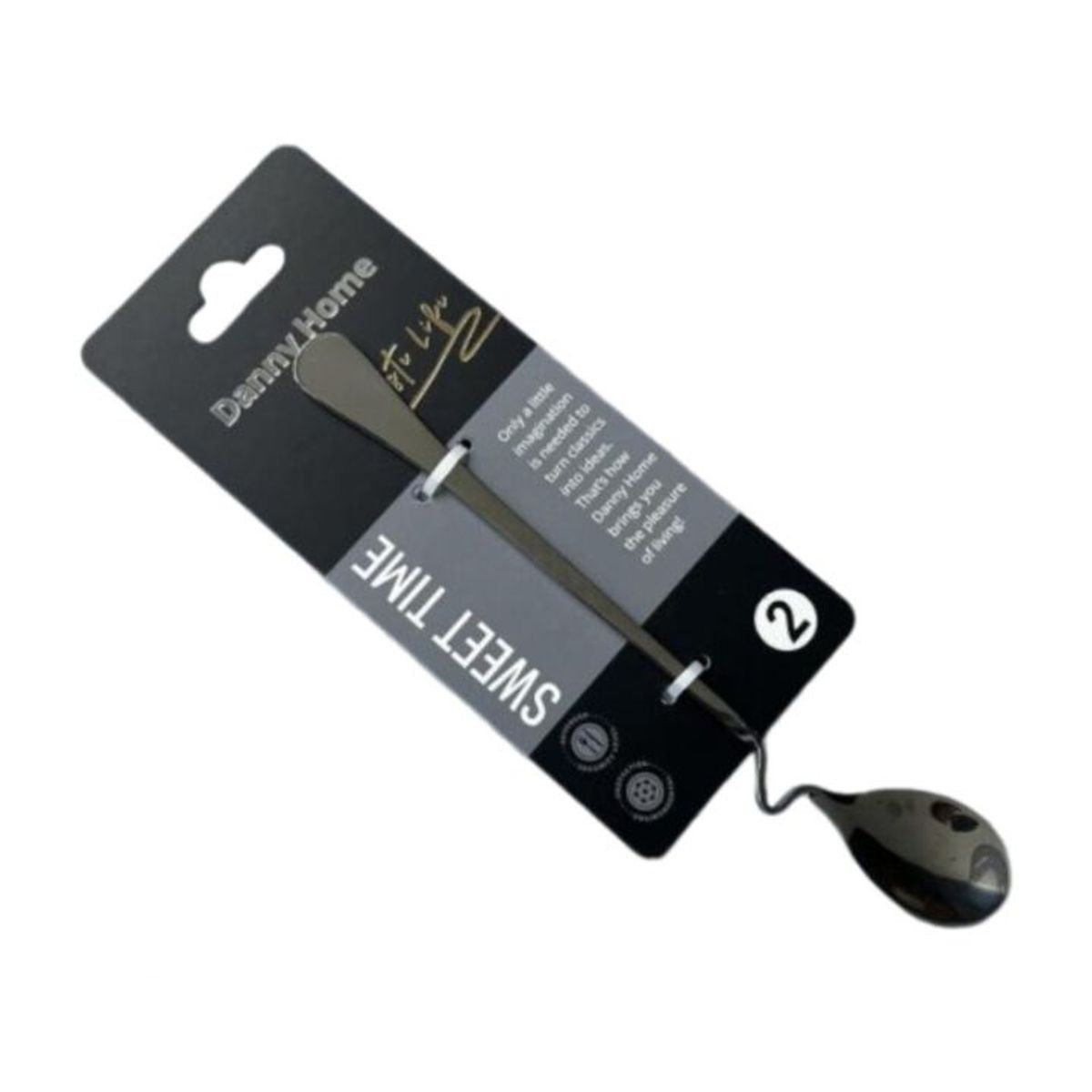 GENERICO - Juego De Cucharas Para Helados y Postres De 2 Piezas (11 cm)