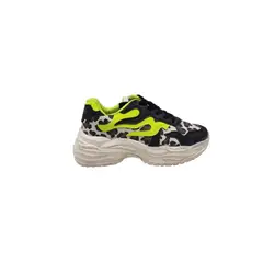 HERIEL - Zapatilla Chunky Animal Print & Neon