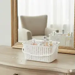 REYPLAST - Canastilla Canasta Organizadora Multiusos Khipu 38 Litros Mrca