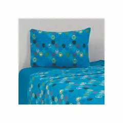 GENERICO - Juego de sabanas 1.5 plazas infantil Polar Estampado avengers / Azul / Azul / 1,5 plazas
