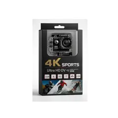 GENERICO - Cámara Deportiva 4k Wifi Full Hd Resistente Al Agua +batería Color Negro