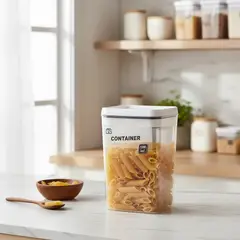 GENERICO - Frasco Contenedor Hermetico Plastico 1300ml Para Alimentos