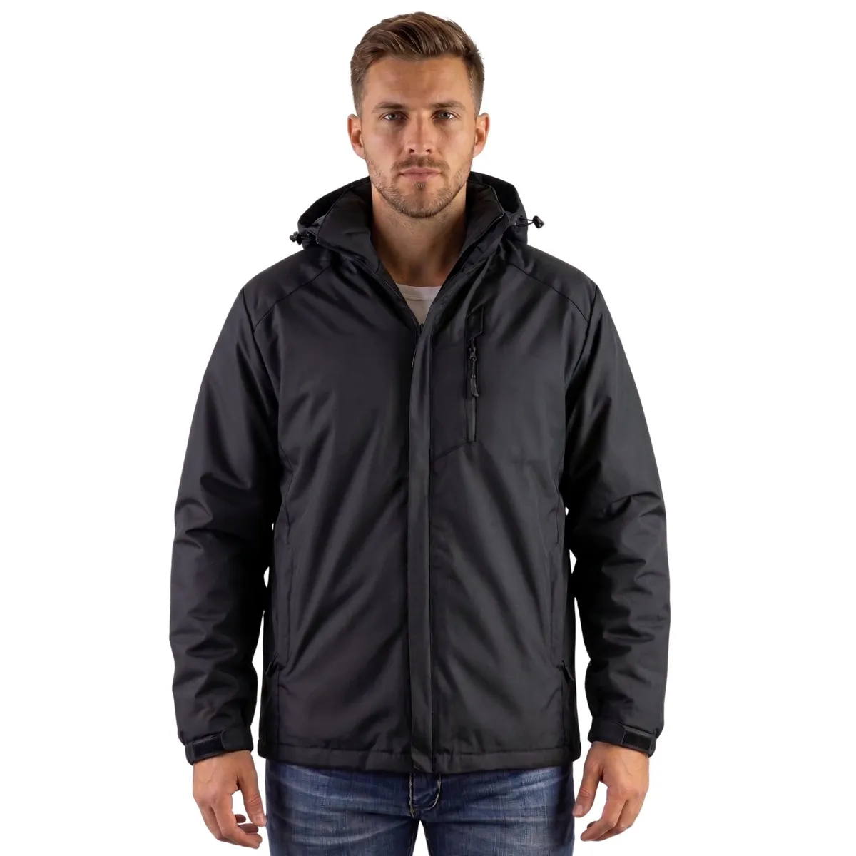 LOOK SHOP - Chaqueta Hombre Premium Excelente Calidad. Parka Forro Piel H302