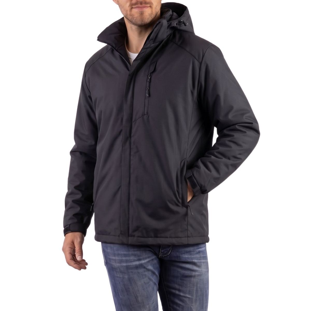 LOOK SHOP - Chaqueta Hombre Premium Excelente Calidad. Parka Forro Piel H302