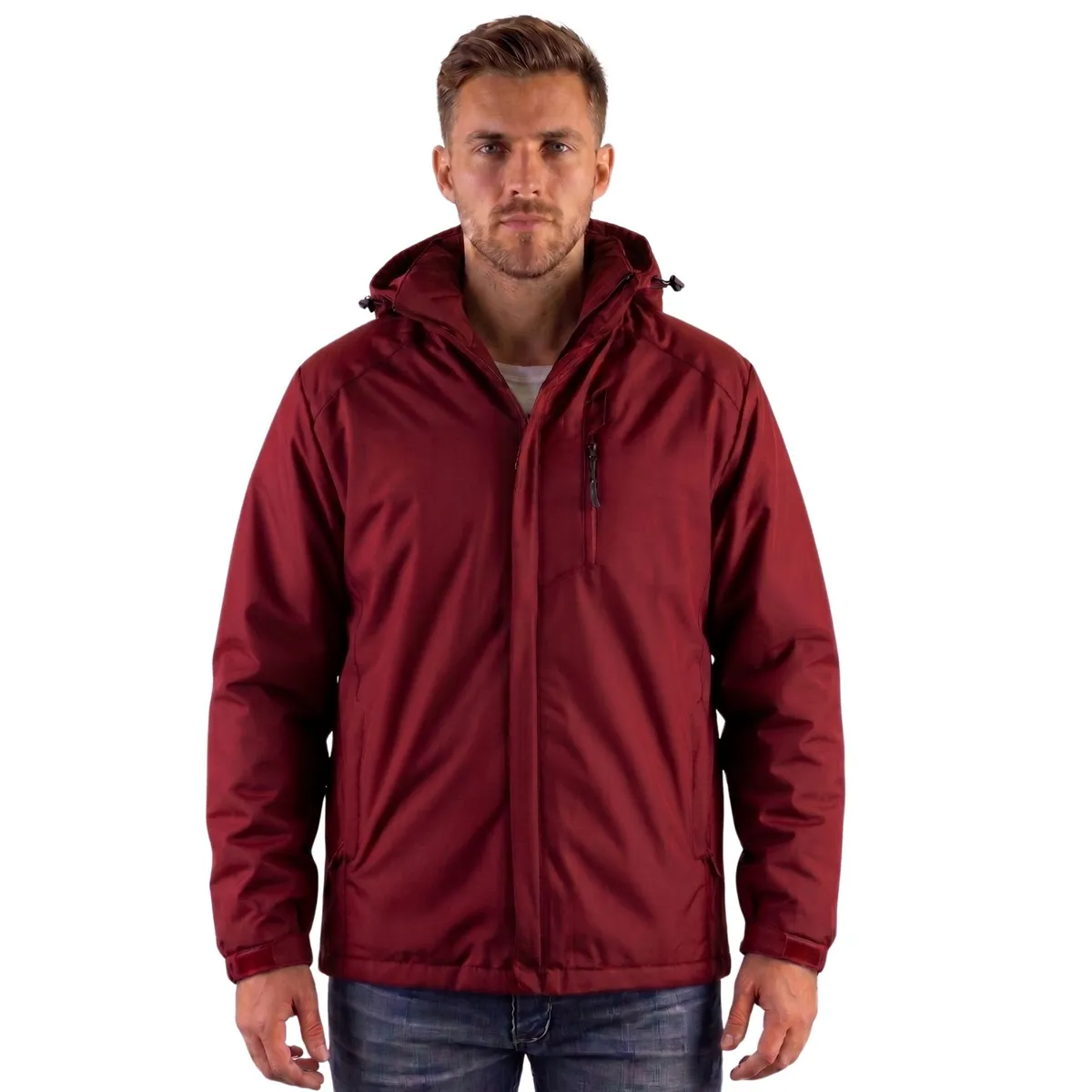 LOOK SHOP - Chaqueta Hombre Premium Excelente Calidad. Parka Forro Piel H302