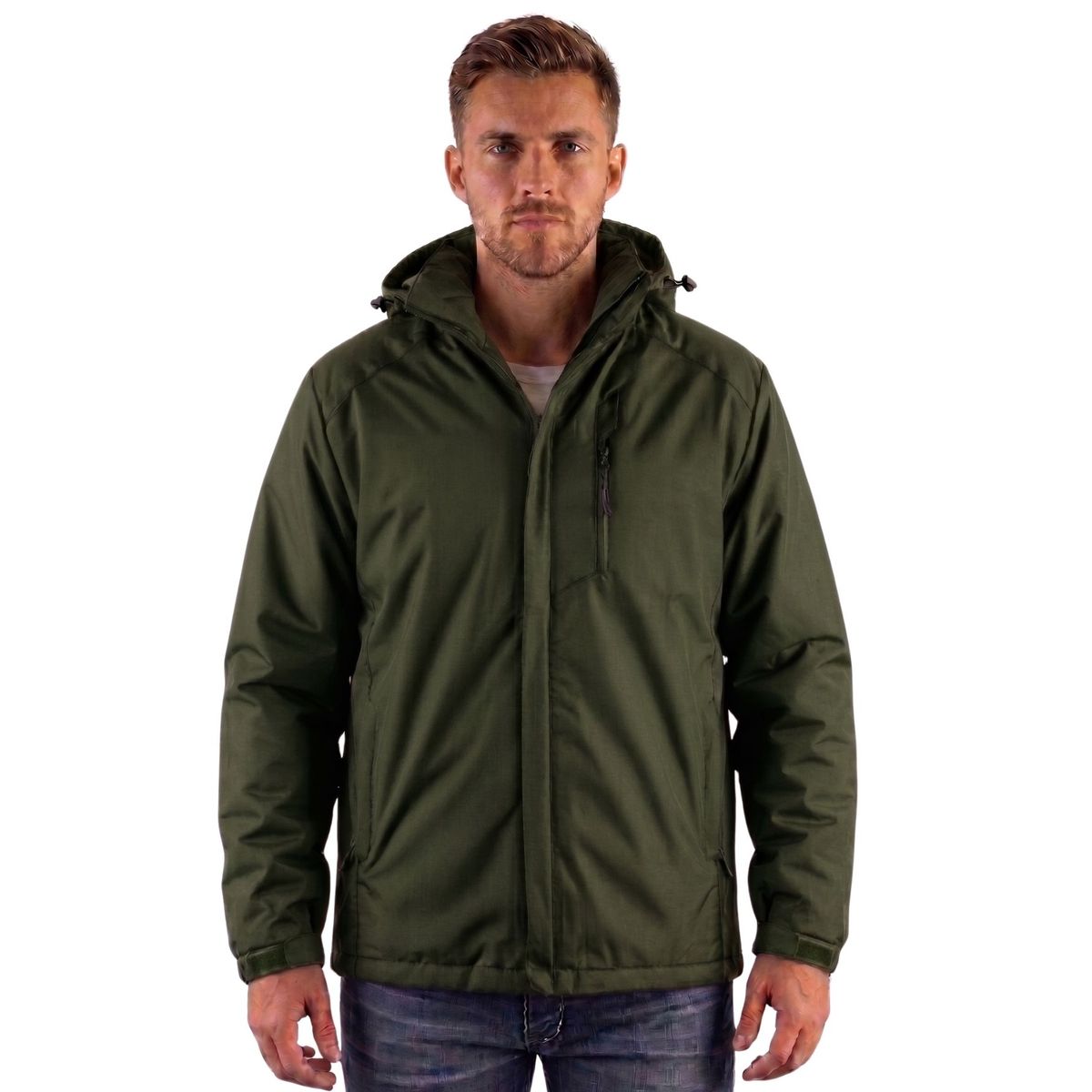 LOOK SHOP - Chaqueta Hombre Premium Excelente Calidad. Parka Forro Piel H302
