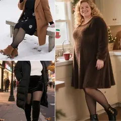 MOVI - MEDIAS PANTY TÉRMICAS PLUS SIZE CON FORRO POLAR