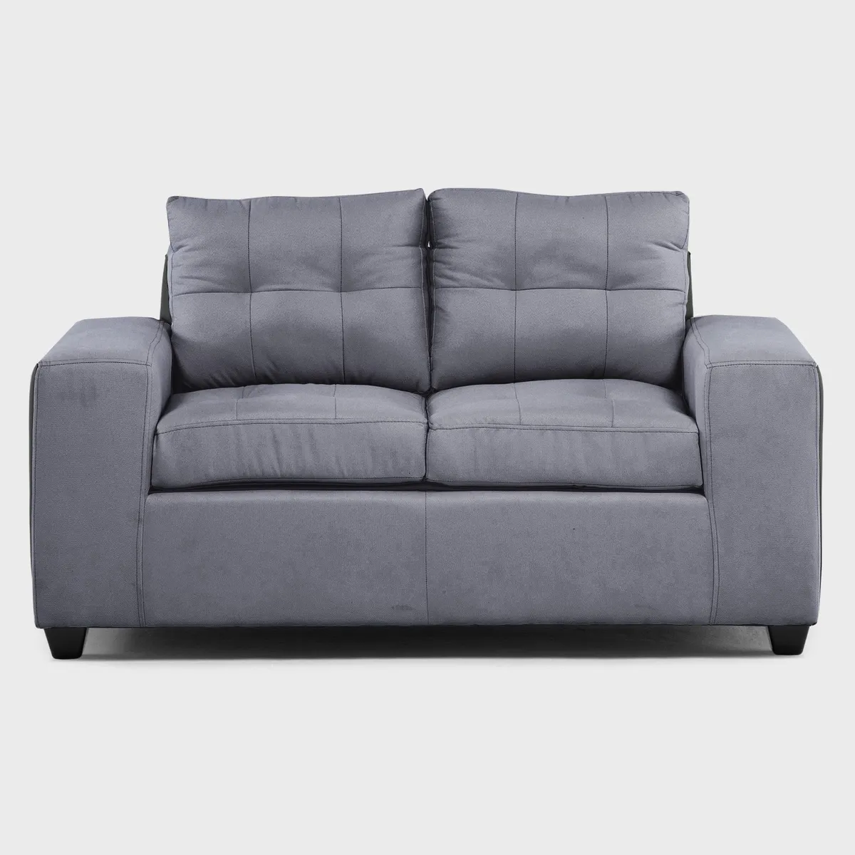 MUEBLES COTTONI - Sofá 2 cuerpos Lucca Tela-PU