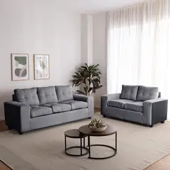 MUEBLES COTTONI - Living 3.2 Lucca Tela-PU