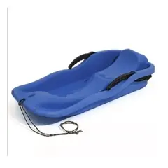 GENERICO - Trineo Para Nieve Reforzado Con Frenos Adultos Y Niños Azul..
