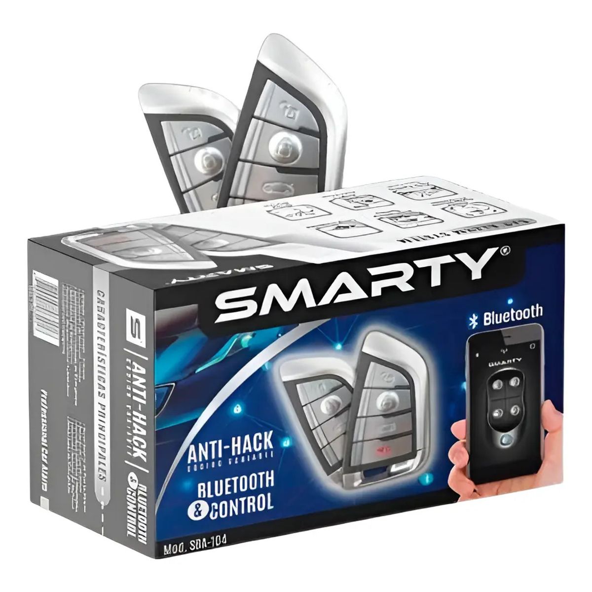 SMARTY - Alarma Auto Bluetooth Código Variable Smarty Alta Calidad