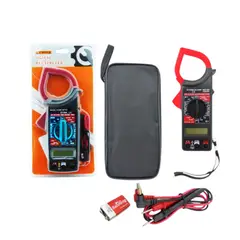 GENERICO - Tester Digital, Con Amperimetro De Pinza Y Estuche. En Blister