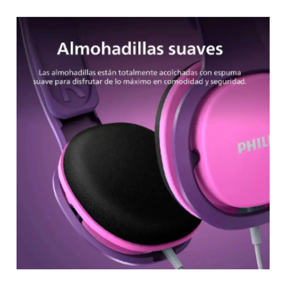 PHILIPS - Audífonos Diadema Para Niños Philips Shk2000 Alámbricos con limitador de volumen