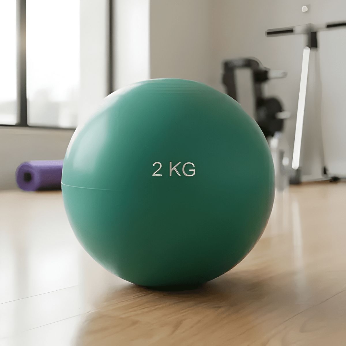 GENERICO - Balon medicinal silicona 2 kilos sin rebote Verde