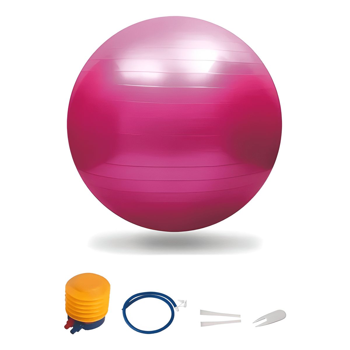 GENERICO - Pelota balon 75 cm pilates yoga + inflador