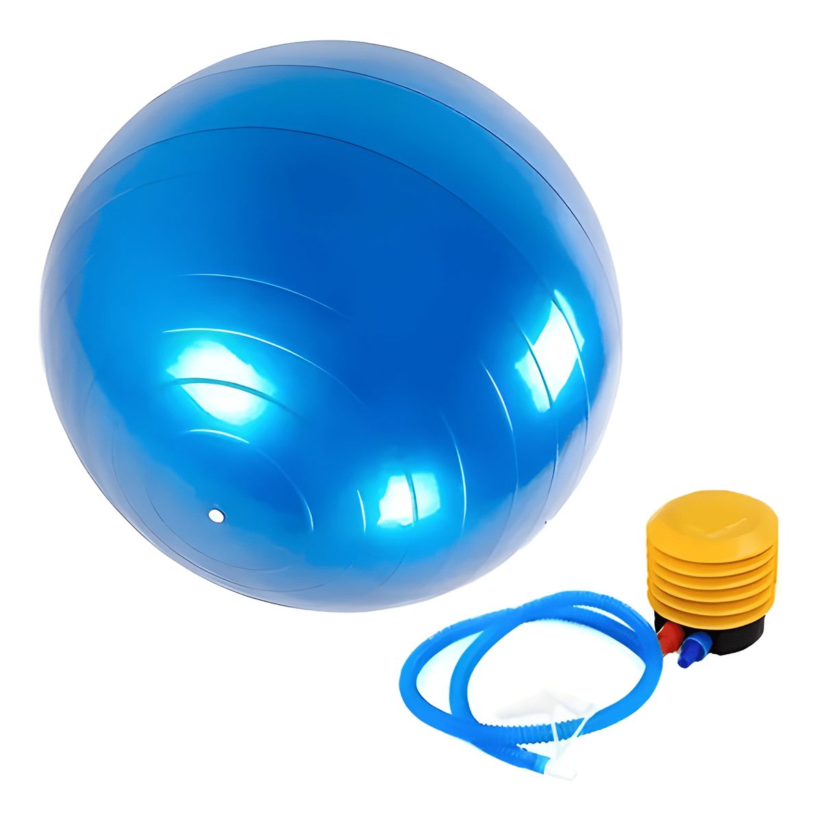 GENERICO - Balon pilates anti-burst 75 cm Azul