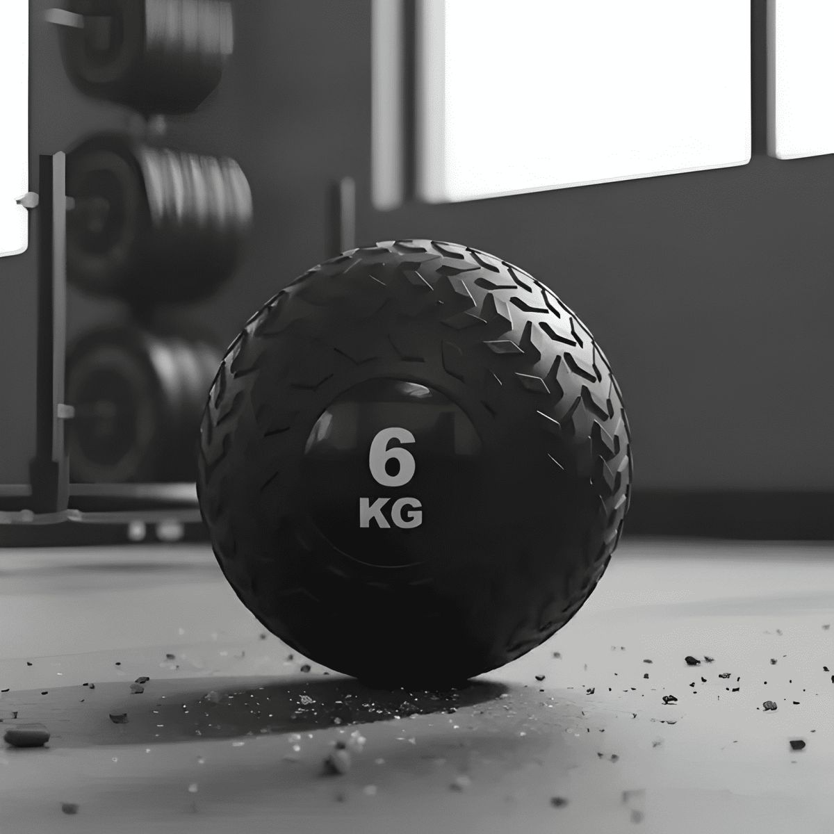 GENERICO - Balón medicinal 6kg para entrenamiento crossfit  slam ball