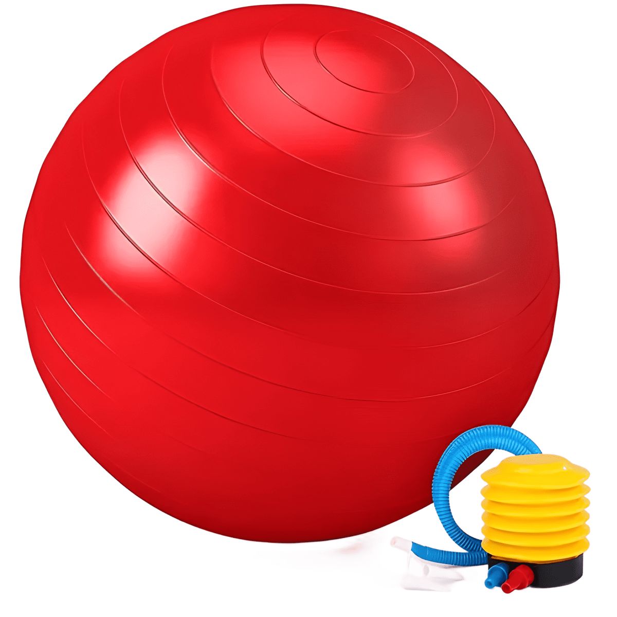 GENERICO - Pelota balón yoga pilates 75 cm fitnes terapia Rojo