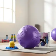 GENERICO - Balón de yoga o pelota 85 cm línea sport + inflador