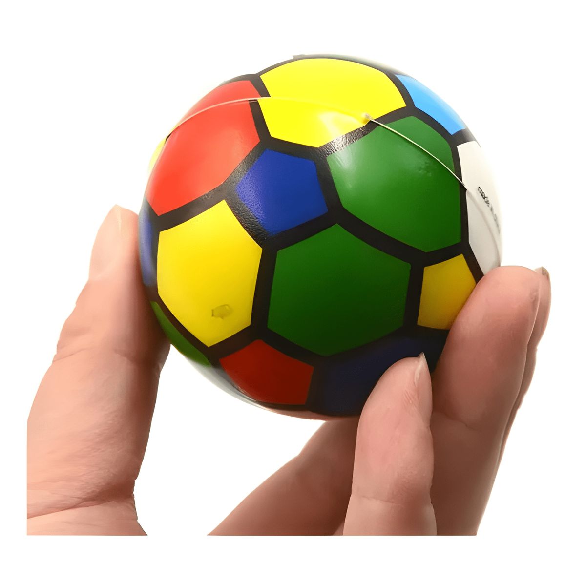 GENERICO - Pelota color anti estrés rehabilitación terapia espuma 7.2cm