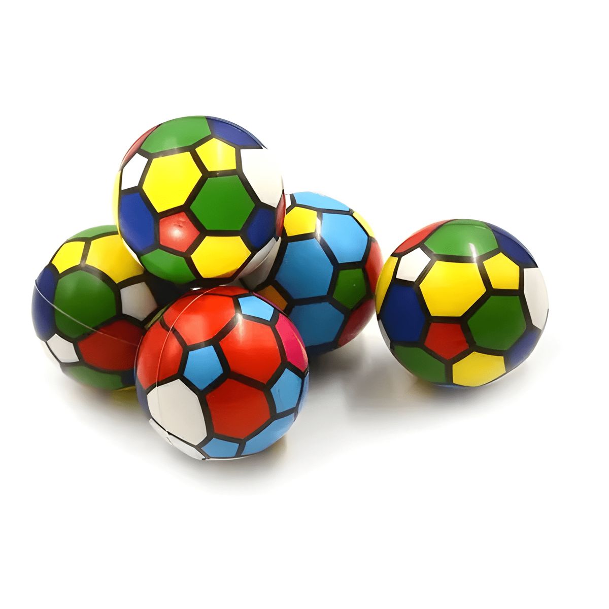GENERICO - Pelota color anti estrés rehabilitación terapia espuma 7.2cm