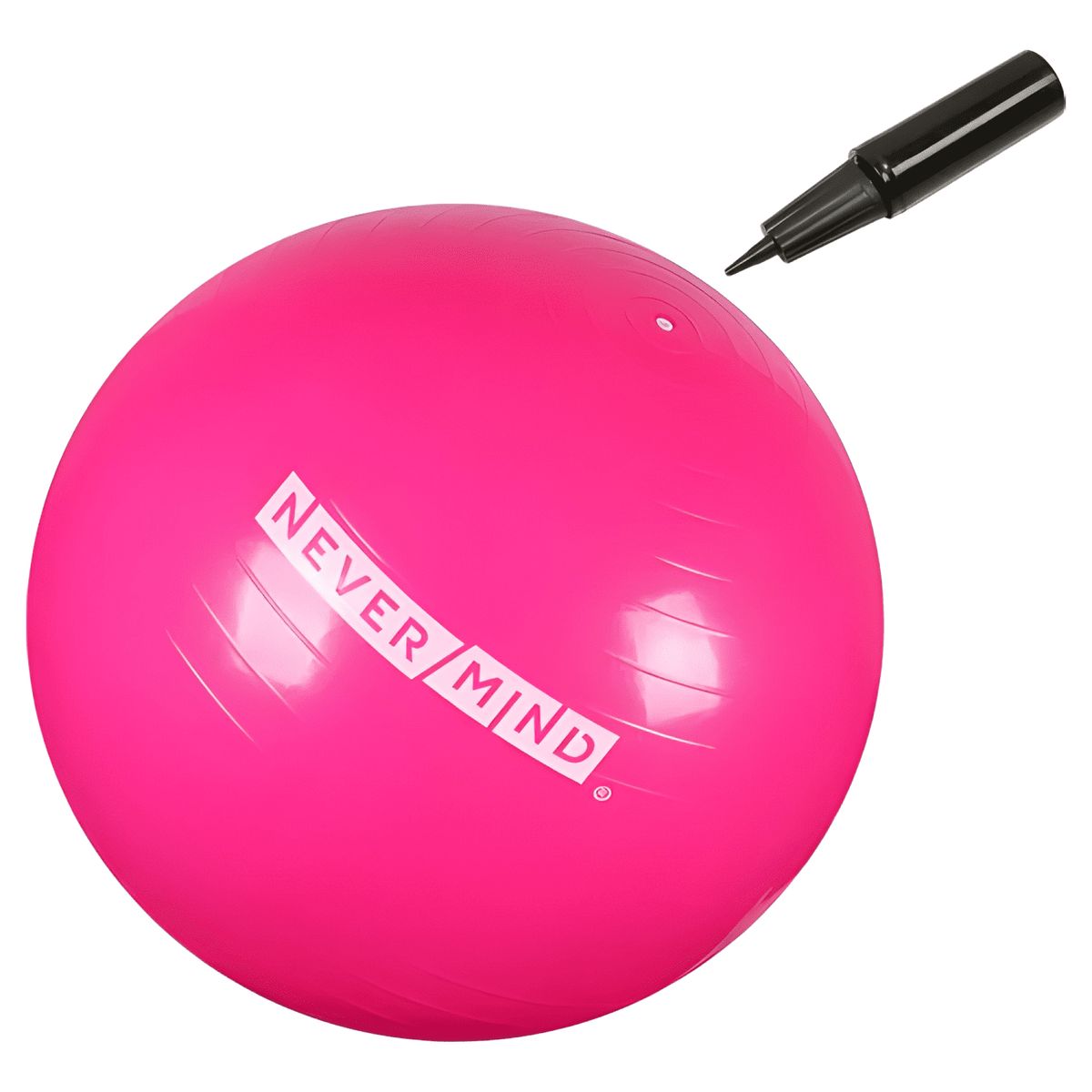 GENERICO - Pelota balón de pilates yoga 55 cm + inflador bombín
