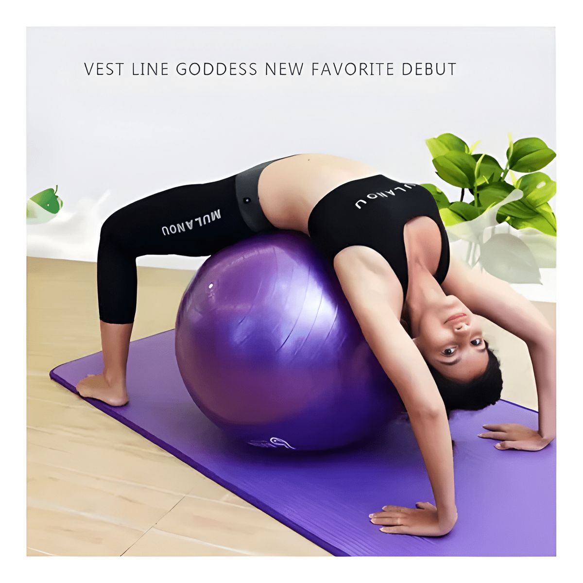 GENERICO - Pelota balon 75 cm pilates yoga + inflador pelotas 2