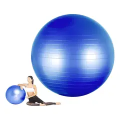 GENERICO - Pelota yoga 55cm antiexplosión pvc cuperstorecl Azul