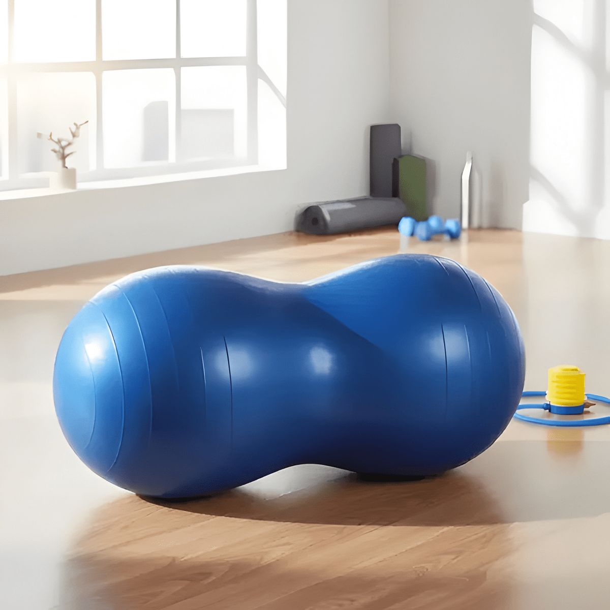 GENERICO - Balón ovalado pilates yoga tipo maní 90x45cm 2