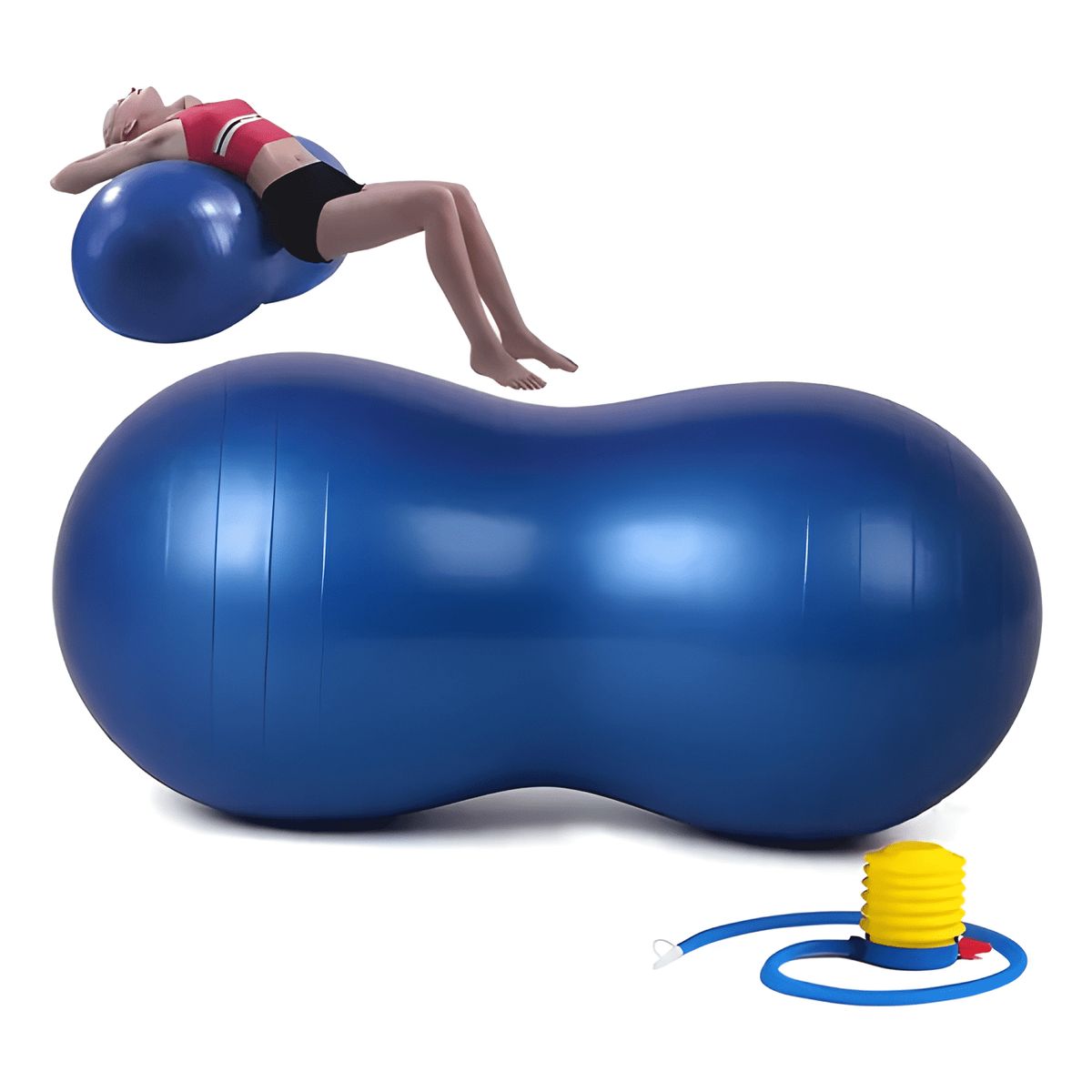 GENERICO - Balón ovalado pilates yoga tipo maní 90x45cm 2