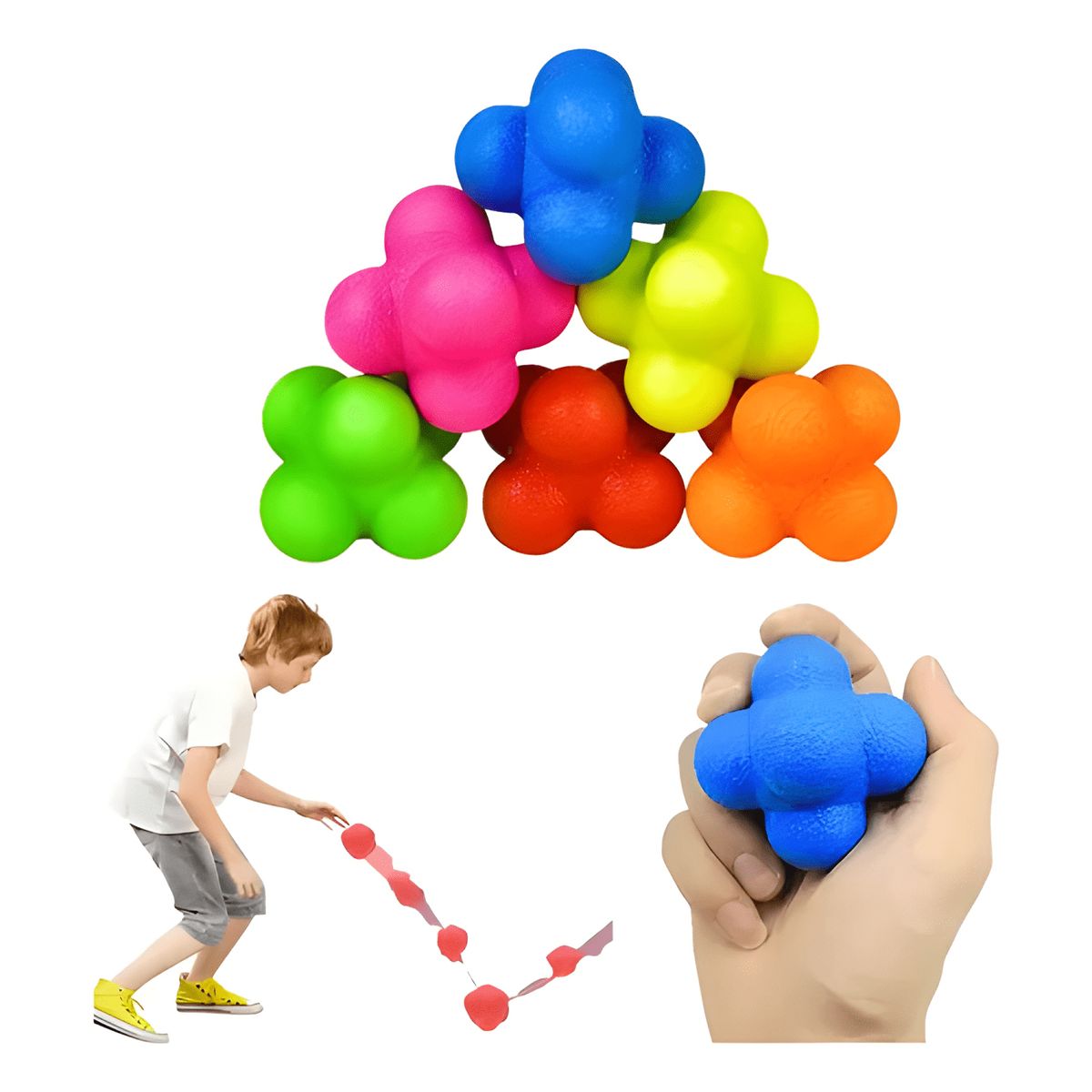 GENERICO - Pelotas de reacción pack x10 crossfitreflejosagilidad