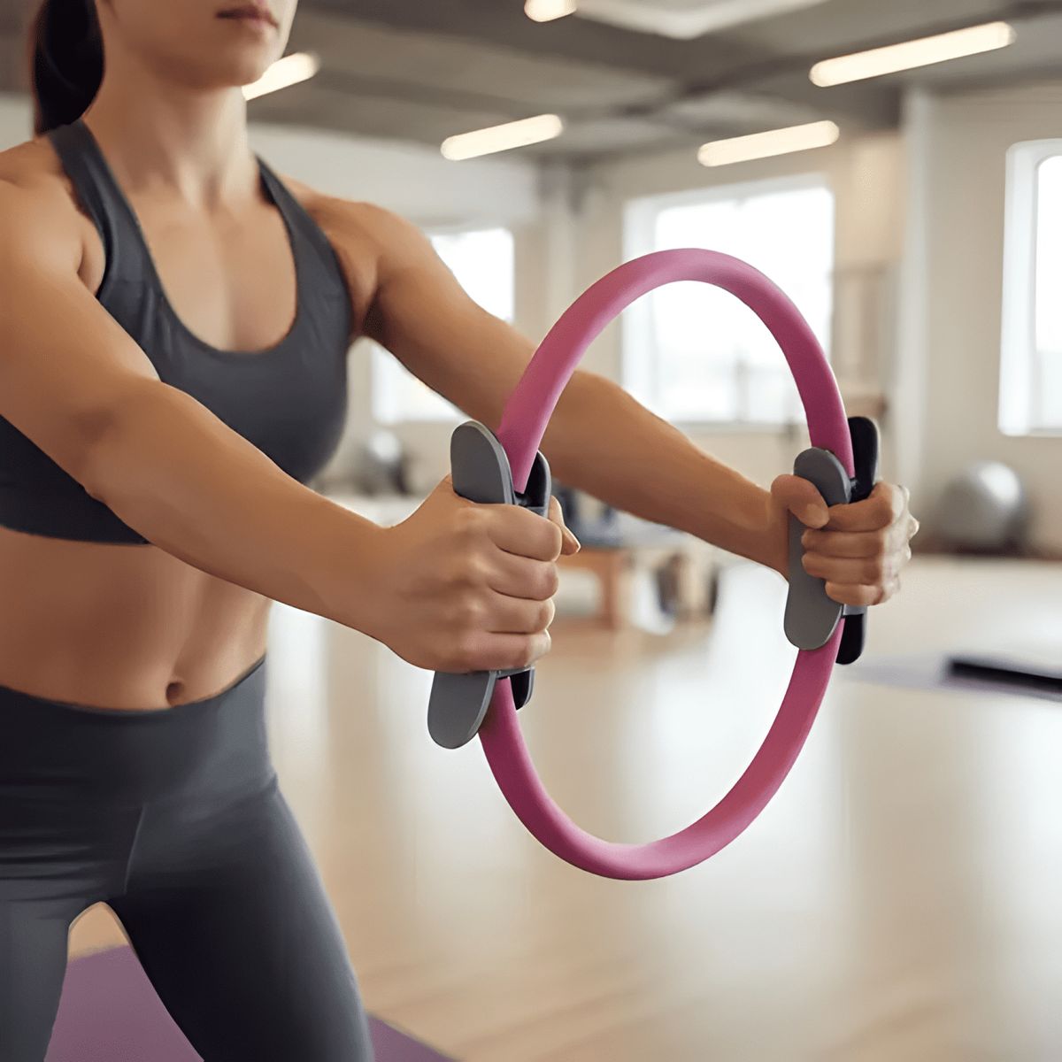 GENERICO - Aro tonificador de pilates con manillas