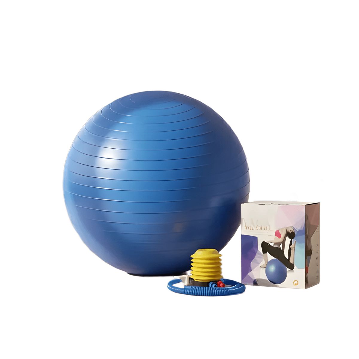 GENERICO - Pelota yoga 75cm línea sport balón + inflador