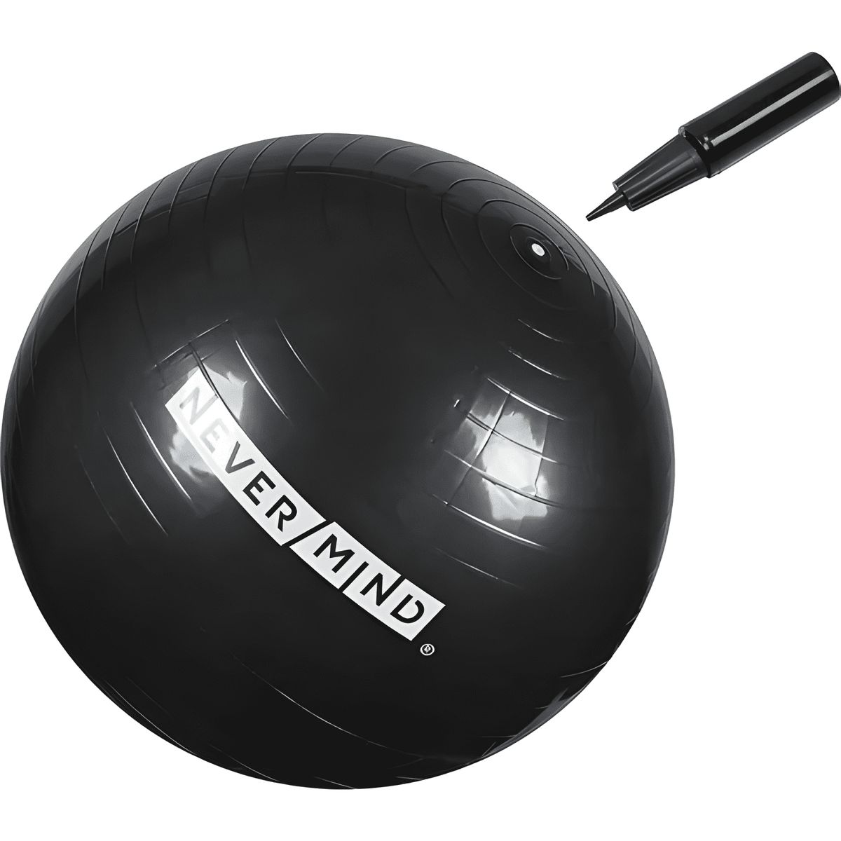 GENERICO - Pelota balón de pilates yoga 85 cm + inflador bombín 6