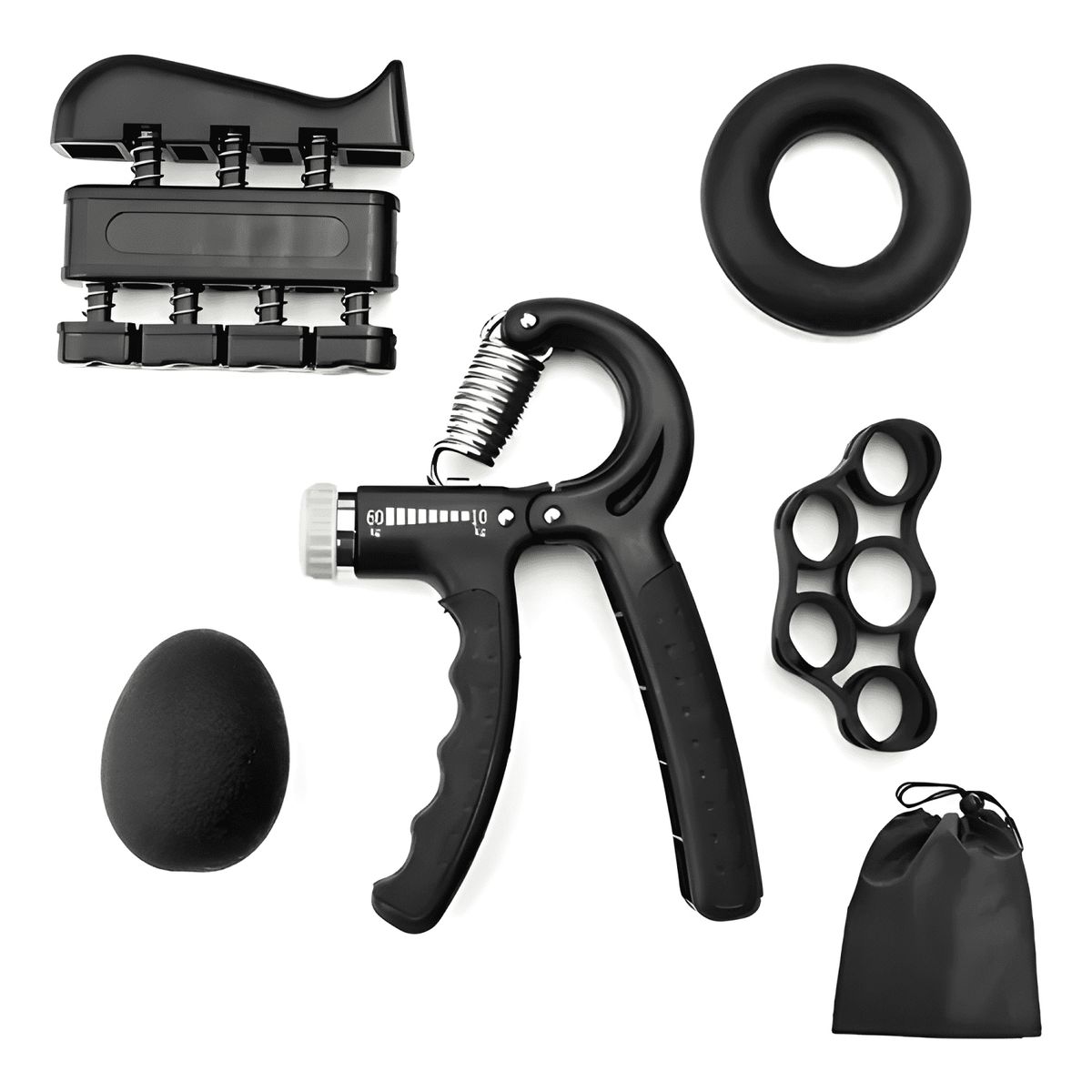 GENERICO - Hand grip set ejercitadores mano muñeca antebrazo 7