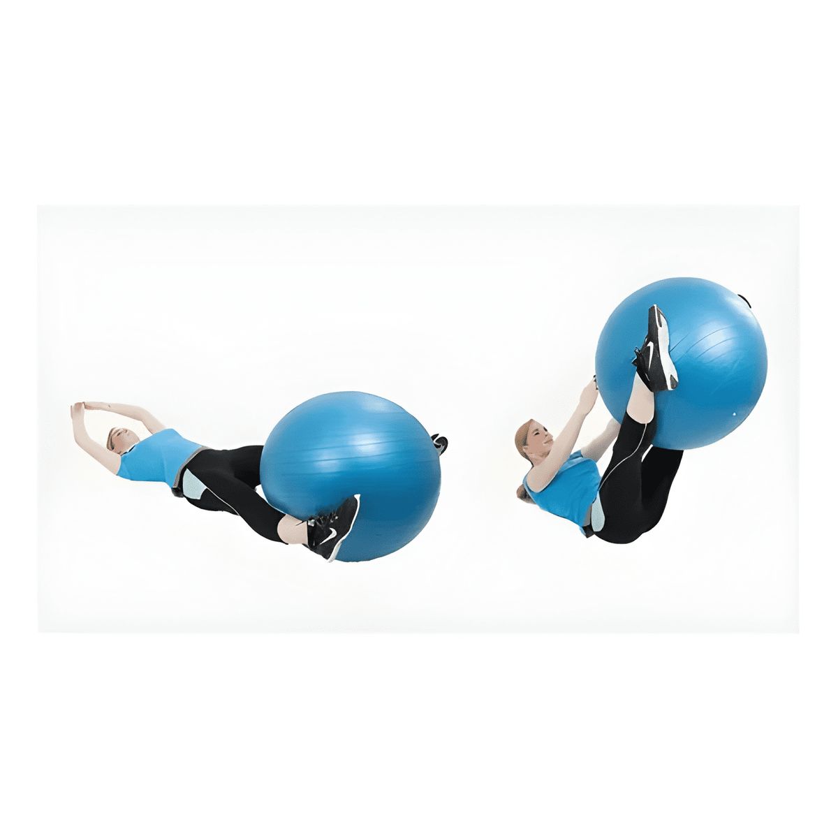 GENERICO - Pelota balon 75 cm pilates yoga + inflador pelotas 5