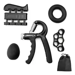 GENERICO - Hand grip set ejercitadores mano muñeca antebrazo 9