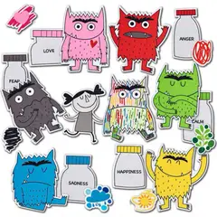 GENERICO - Juego Didáctico Monstruos de las Emociones para Niños