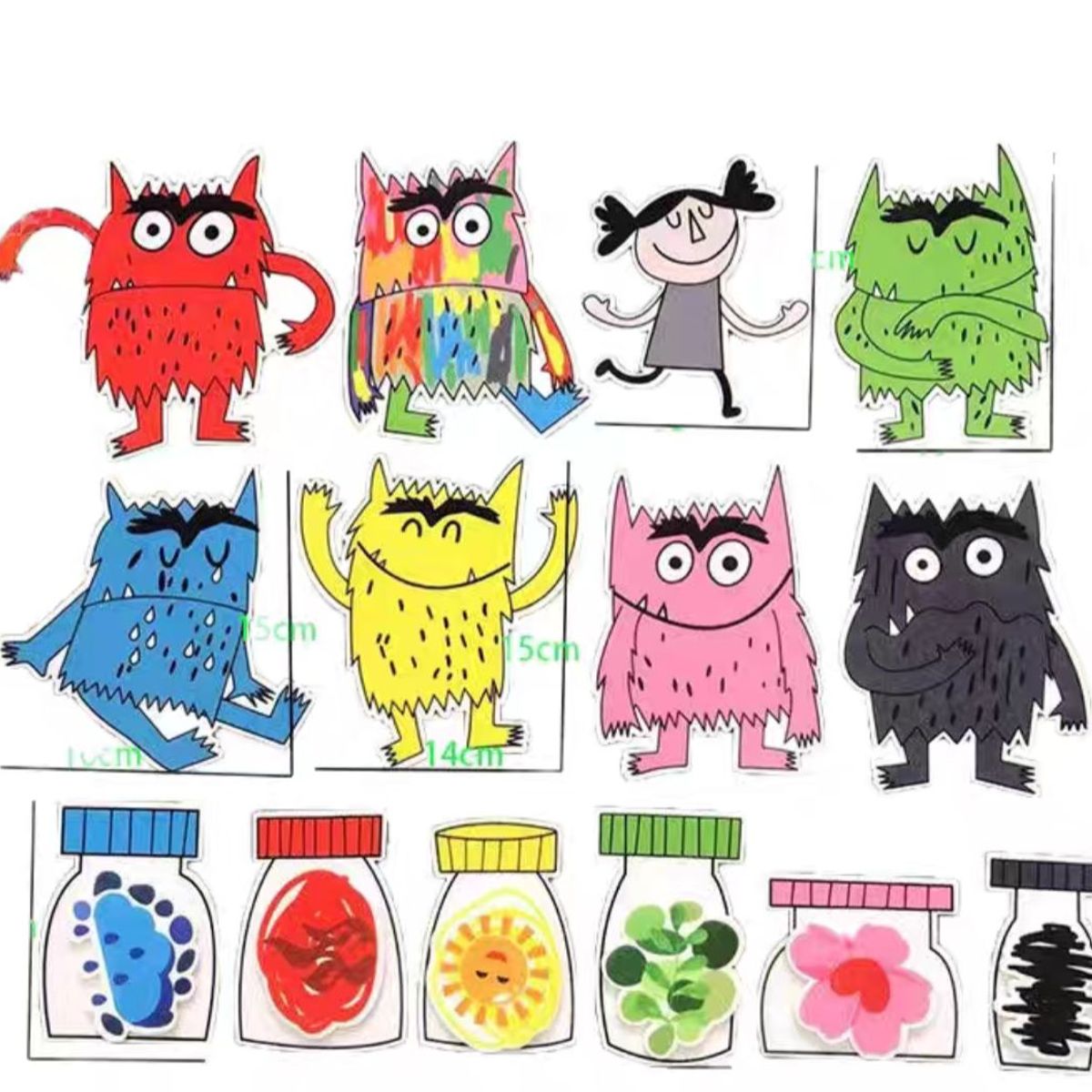 GENERICO - Juego Didáctico Monstruos de las Emociones para Niños
